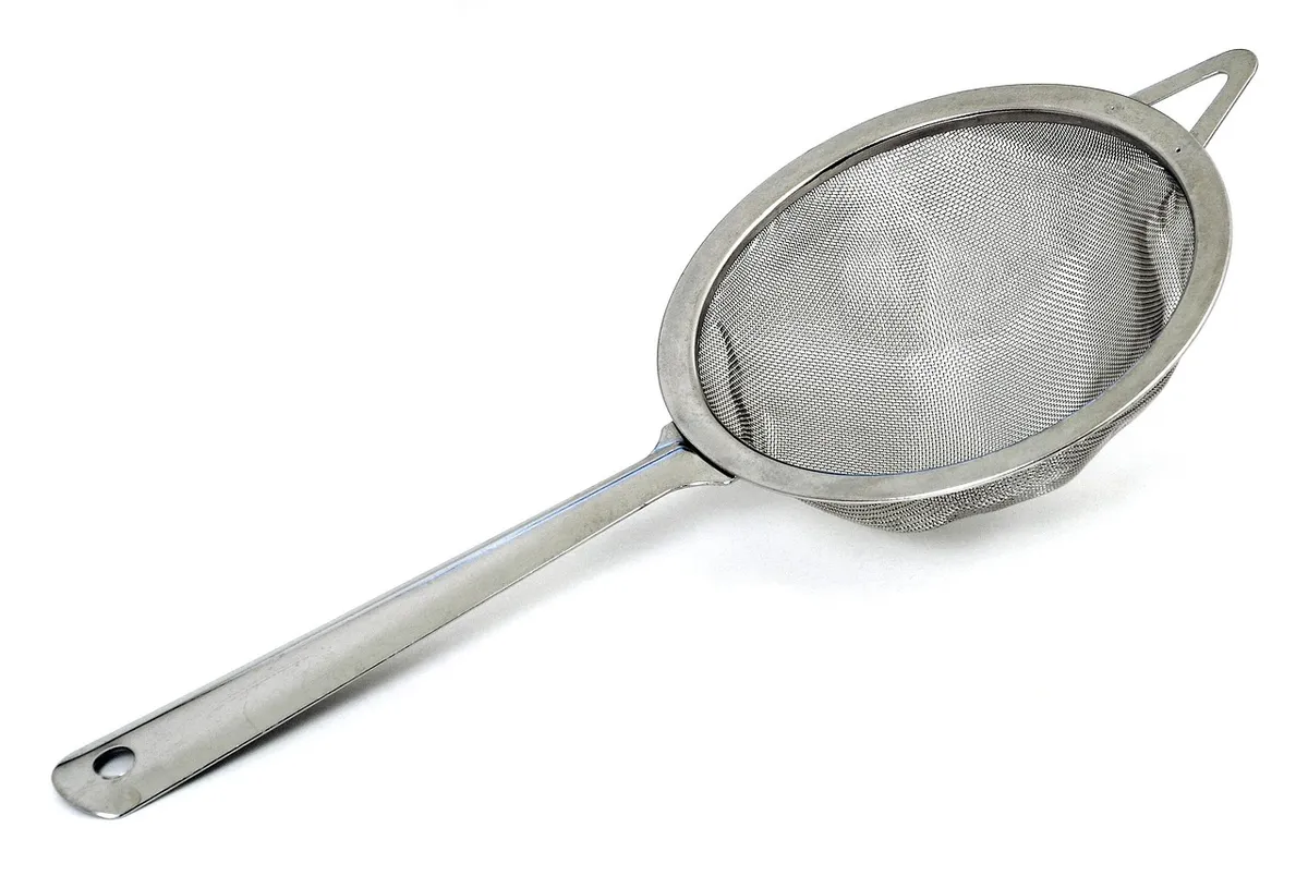 sieve, filter, mesh, kitchen, strainer, metal, utensils, stainless, sieve, strainer, strainer, strainer, strainer, strainer